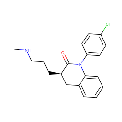 CNCCC[C@@H]1Cc2ccccc2N(c2ccc(Cl)cc2)C1=O ZINC000028528508