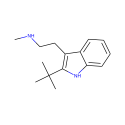 CNCCc1c(C(C)(C)C)[nH]c2ccccc12 ZINC000072123424