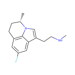 CNCCc1cn2c3c(cc(F)cc13)CC[C@@H]2C ZINC000028005216