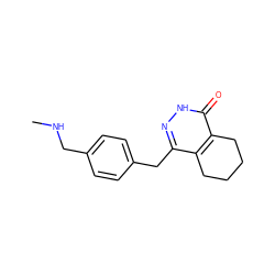 CNCc1ccc(Cc2n[nH]c(=O)c3c2CCCC3)cc1 ZINC000167020623