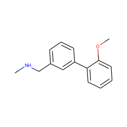 CNCc1cccc(-c2ccccc2OC)c1 ZINC000038070432