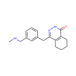 CNCc1cccc(Cc2n[nH]c(=O)c3c2CCCC3)c1 ZINC000167016999