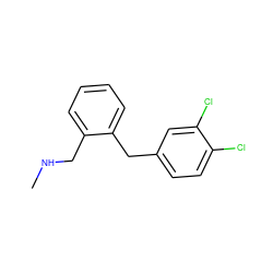 CNCc1ccccc1Cc1ccc(Cl)c(Cl)c1 ZINC000040954407