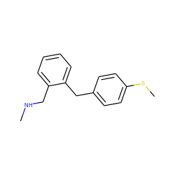 CNCc1ccccc1Cc1ccc(SC)cc1 ZINC000040422718