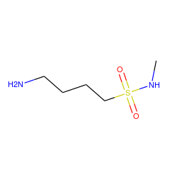 CNS(=O)(=O)CCCCN ZINC000042524839