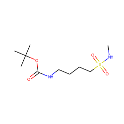 CNS(=O)(=O)CCCCNC(=O)OC(C)(C)C ZINC000096168501