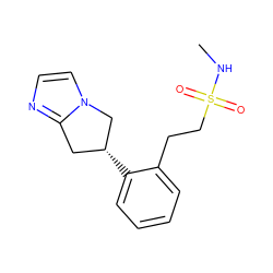 CNS(=O)(=O)CCc1ccccc1[C@@H]1Cc2nccn2C1 ZINC000040895637