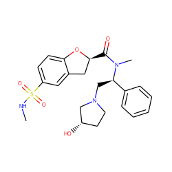 CNS(=O)(=O)c1ccc2c(c1)C[C@H](C(=O)N(C)[C@H](CN1CC[C@H](O)C1)c1ccccc1)O2 ZINC000028530735