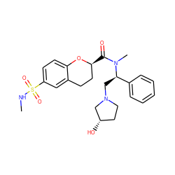 CNS(=O)(=O)c1ccc2c(c1)CC[C@H](C(=O)N(C)[C@H](CN1CC[C@H](O)C1)c1ccccc1)O2 ZINC000028530414