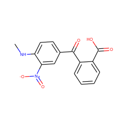 CNc1ccc(C(=O)c2ccccc2C(=O)O)cc1[N+](=O)[O-] ZINC000003887869