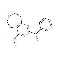 CNc1nc([C@@H](C)c2ccccc2)nc2c1CCNCC2 ZINC000116695440