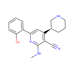 CNc1nc(-c2ccccc2O)cc([C@@H]2CCCNC2)c1C#N ZINC000028370102