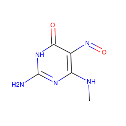 CNc1nc(N)[nH]c(=O)c1N=O ZINC000017001909