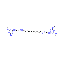 CNc1nc(NC)nc(NCCCNCCCCCCCCCCCCNCCCNc2nc(NC)nc(NC)n2)n1 ZINC000027086009