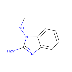 CNn1c(N)nc2ccccc21 ZINC000029332988