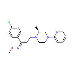 CO/N=C(/CCN1CCN(c2ccccn2)C[C@@H]1C)c1ccc(Cl)cc1 ZINC000036408297