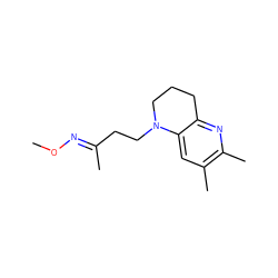 CO/N=C(\C)CCN1CCCc2nc(C)c(C)cc21 ZINC000003965268