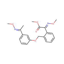 CO/N=C(\C)c1cccc(OCc2ccccc2/C(=N\OC)C(=O)OC)c1 ZINC001772623580