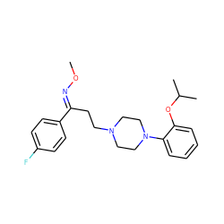 CO/N=C(\CCN1CCN(c2ccccc2OC(C)C)CC1)c1ccc(F)cc1 ZINC000095607761