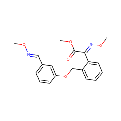 CO/N=C/c1cccc(OCc2ccccc2/C(=N\OC)C(=O)OC)c1 ZINC001772608761