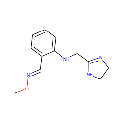 CO/N=C/c1ccccc1NCC1=NCCN1 ZINC000013438416