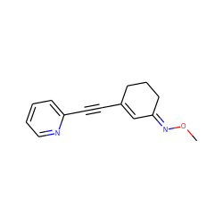 CO/N=C1/C=C(C#Cc2ccccn2)CCC1 ZINC000049088570