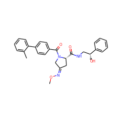 CO/N=C1/C[C@@H](C(=O)NC[C@@H](O)c2ccccc2)N(C(=O)c2ccc(-c3ccccc3C)cc2)C1 ZINC000004847333