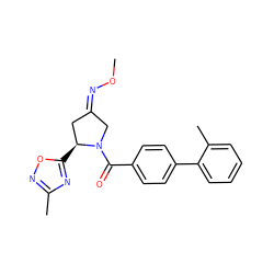 CO/N=C1/C[C@H](c2nc(C)no2)N(C(=O)c2ccc(-c3ccccc3C)cc2)C1 ZINC000064510593