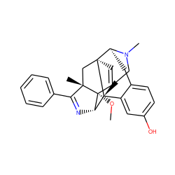 CO[C@@]12C=C[C@@]34C[C@@]1(C)C(c1ccccc1)=N[C@H]2[C@]31CCN(C)[C@H]4Cc2ccc(O)cc21 ZINC000261089871