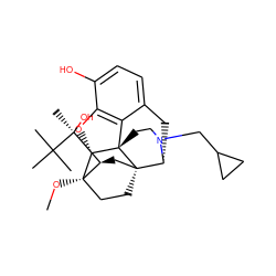CO[C@@]12CC[C@@]3(C[C@@H]1[C@](C)(O)C(C)(C)C)[C@H]1Cc4ccc(O)c5c4[C@@]3(CCN1CC1CC1)[C@H]2O5 ZINC000100373348