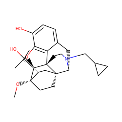 CO[C@@]12CC[C@@]3(C[C@H]1C(C)(C)O)[C@H]1Cc4ccc(O)c5c4[C@@]3(CCN1CC1CC1)[C@@H]2O5 ZINC000100030887