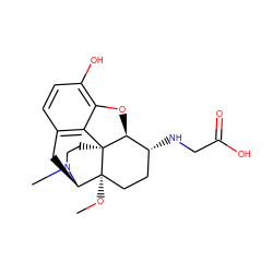 CO[C@@]12CC[C@@H](NCC(=O)O)[C@@H]3Oc4c(O)ccc5c4[C@@]31CCN(C)[C@@H]2C5 ZINC000003948091