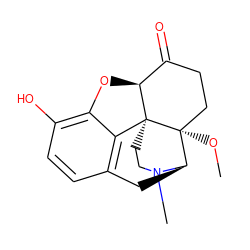 CO[C@@]12CCC(=O)[C@@H]3Oc4c(O)ccc5c4[C@@]31CCN(C)[C@@H]2C5 ZINC000013643648