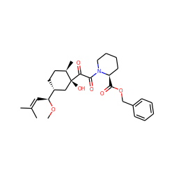 CO[C@@H](C=C(C)C)[C@@H]1CC[C@@H](C)[C@](O)(C(=O)C(=O)N2CCCC[C@H]2C(=O)OCc2ccccc2)C1 ZINC000026494264