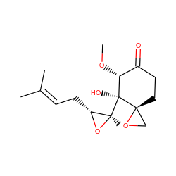 CO[C@@H]1C(=O)CC[C@]2(CO2)[C@@]1(O)[C@@]1(C)O[C@@H]1CC=C(C)C ZINC000003925938