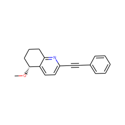 CO[C@@H]1CCCc2nc(C#Cc3ccccc3)ccc21 ZINC000028968041