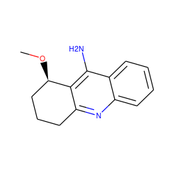 CO[C@@H]1CCCc2nc3ccccc3c(N)c21 ZINC000026670621