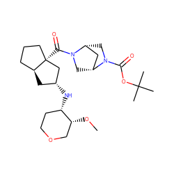 CO[C@@H]1COCC[C@@H]1N[C@@H]1C[C@H]2CCC[C@@]2(C(=O)N2C[C@@H]3C[C@H]2CN3C(=O)OC(C)(C)C)C1 ZINC000150160366