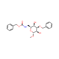 CO[C@@H]1O[C@@H](CNC(=O)OCc2ccccc2)[C@@H](O)[C@@H](OCc2ccccc2)[C@H]1O ZINC000029477147