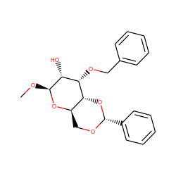 CO[C@@H]1O[C@@H]2CO[C@@H](c3ccccc3)O[C@H]2[C@@H](OCc2ccccc2)[C@H]1O ZINC000029477387