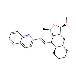 CO[C@@H]1O[C@H](C)[C@H]2[C@@H](/C=C/c3ccc4ccccc4n3)[C@@H]3CCCC[C@H]3C[C@H]21 ZINC000034802874