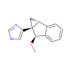 CO[C@@H]1c2ccccc2[C@H]2C[C@]21c1c[nH]cn1 ZINC000064528359