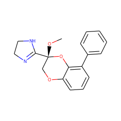 CO[C@]1(C2=NCCN2)COc2cccc(-c3ccccc3)c2O1 ZINC000045506011