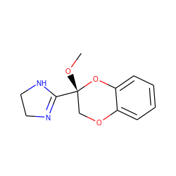 CO[C@]1(C2=NCCN2)COc2ccccc2O1 ZINC000002539830