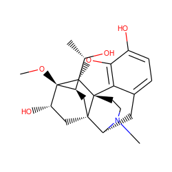 CO[C@]12[C@@H](O)C[C@@]3(C[C@@H]1[C@H](C)O)[C@H]1Cc4ccc(O)c5c4[C@@]3(CCN1C)[C@H]2O5 ZINC000028824082