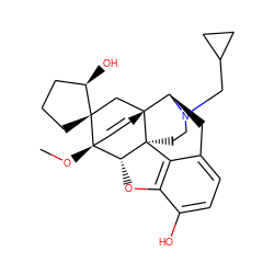 CO[C@]12C=C[C@@]3(C[C@]14CCC[C@H]4O)[C@H]1Cc4ccc(O)c5c4[C@@]3(CCN1CC1CC1)[C@@H]2O5 ZINC000253691335