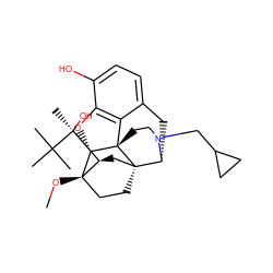 CO[C@]12CC[C@@]3(C[C@@H]1[C@](C)(O)C(C)(C)C)[C@H]1Cc4ccc(O)c5c4[C@@]3(CCN1CC1CC1)[C@H]2O5 ZINC000001319780
