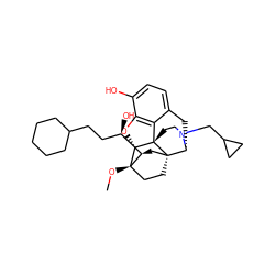 CO[C@]12CC[C@@]3(C[C@@H]1[C@H](O)CCC1CCCCC1)[C@H]1Cc4ccc(O)c5c4[C@@]3(CCN1CC1CC1)[C@H]2O5 ZINC000095592528