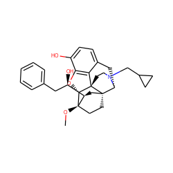 CO[C@]12CC[C@@]3(C[C@@H]1[C@H](O)Cc1ccccc1)[C@H]1Cc4ccc(O)c5c4[C@@]3(CCN1CC1CC1)[C@H]2O5 ZINC000095587085