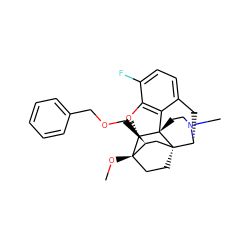 CO[C@]12CC[C@@]3(C[C@@H]1COCc1ccccc1)[C@H]1Cc4ccc(F)c5c4[C@@]3(CCN1C)[C@H]2O5 ZINC000149513549